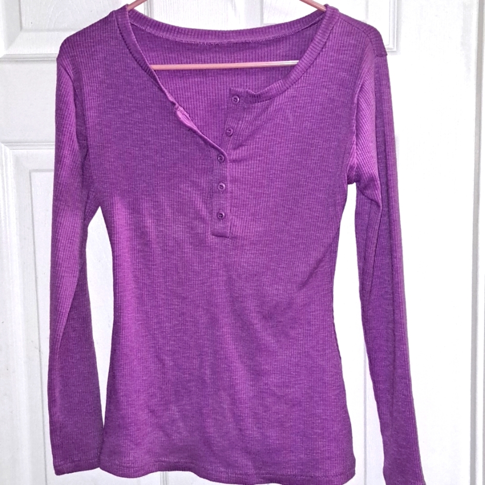 Womens Lavender Thermal Size Small